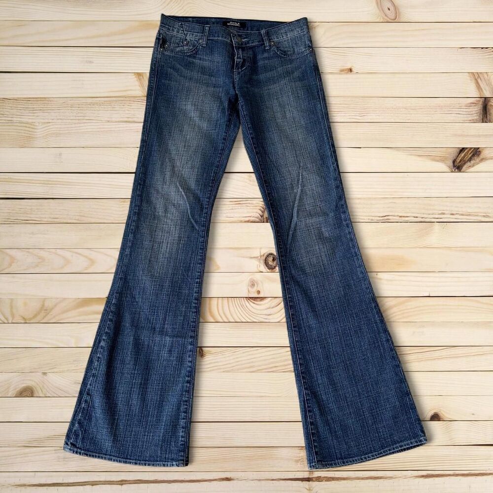 Rock & Republic‎ Flare Jeans Y2K Low Rise Bell Bottom Denim